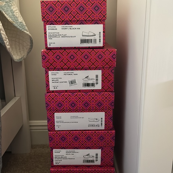 Tory Burch Assorted Shoe Boxes- Empty - Picture 4 of 4